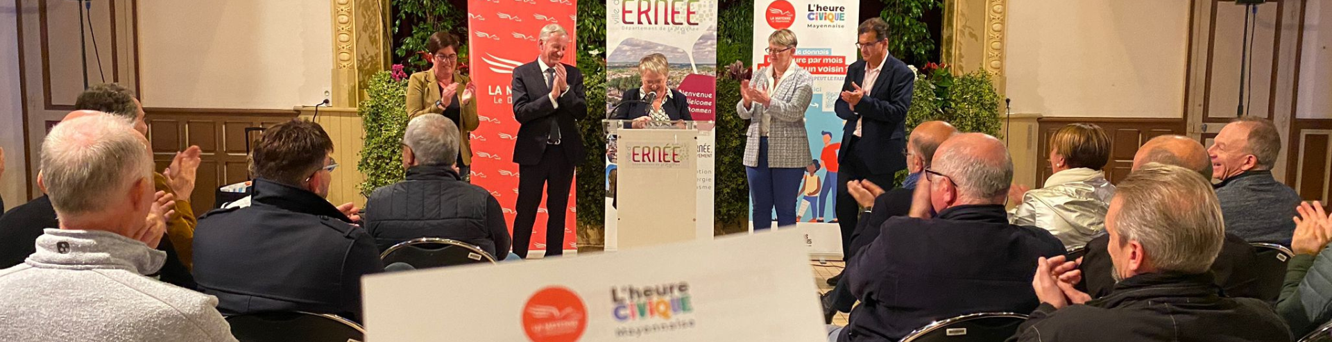 Lancement de l'heure civique en mayenne 