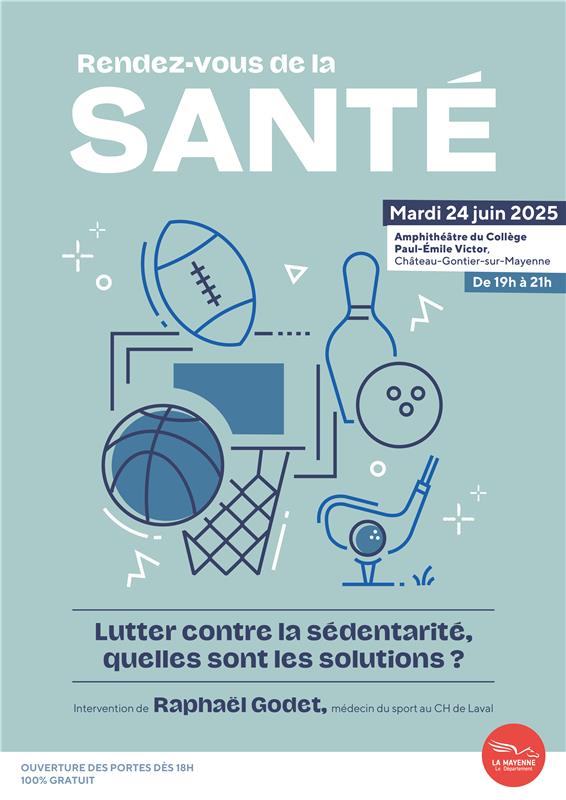 affiche rendez-vous de la santé mayenne