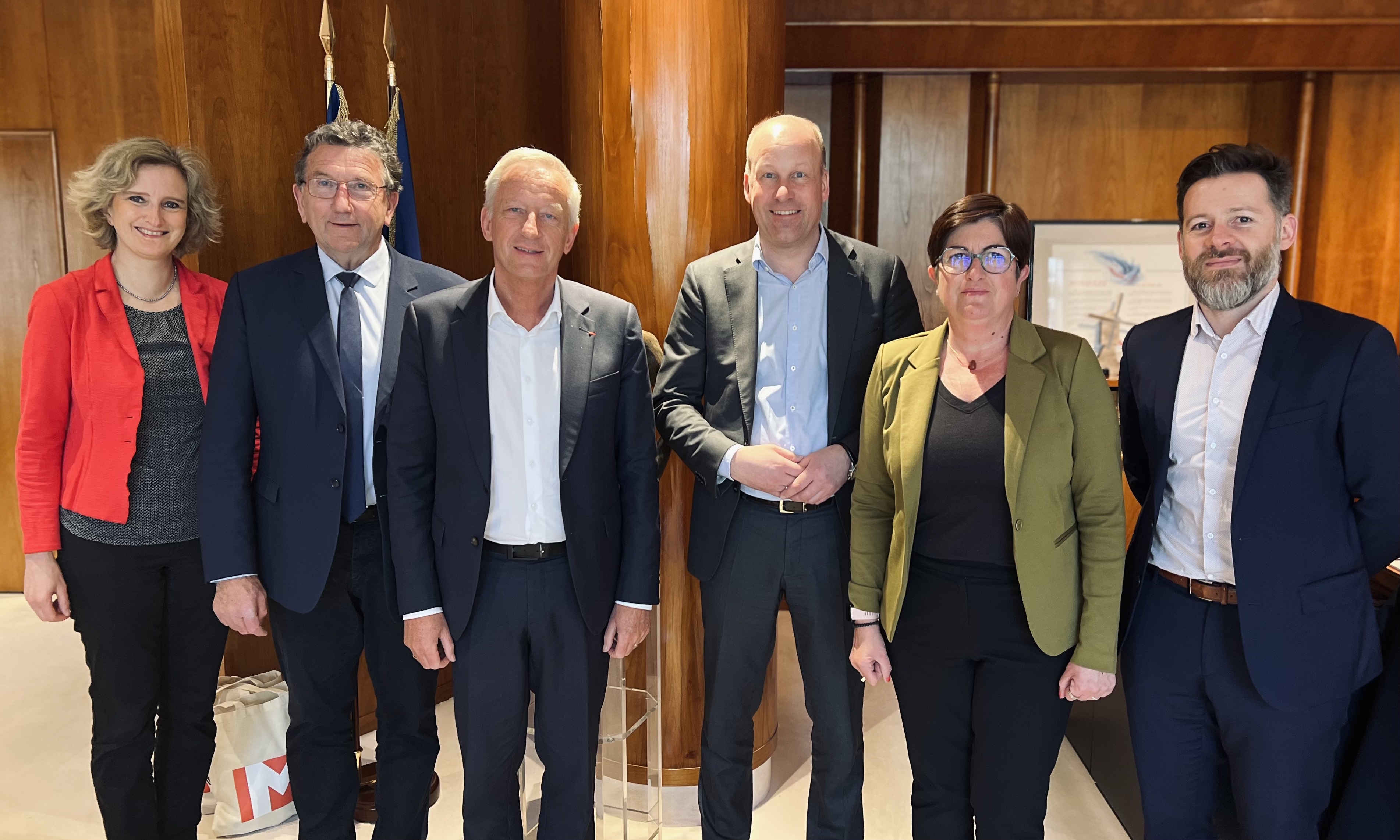 Le Conseil départemental de la Mayenne accueille son partenaire allemand du Bezirk de Souabe  