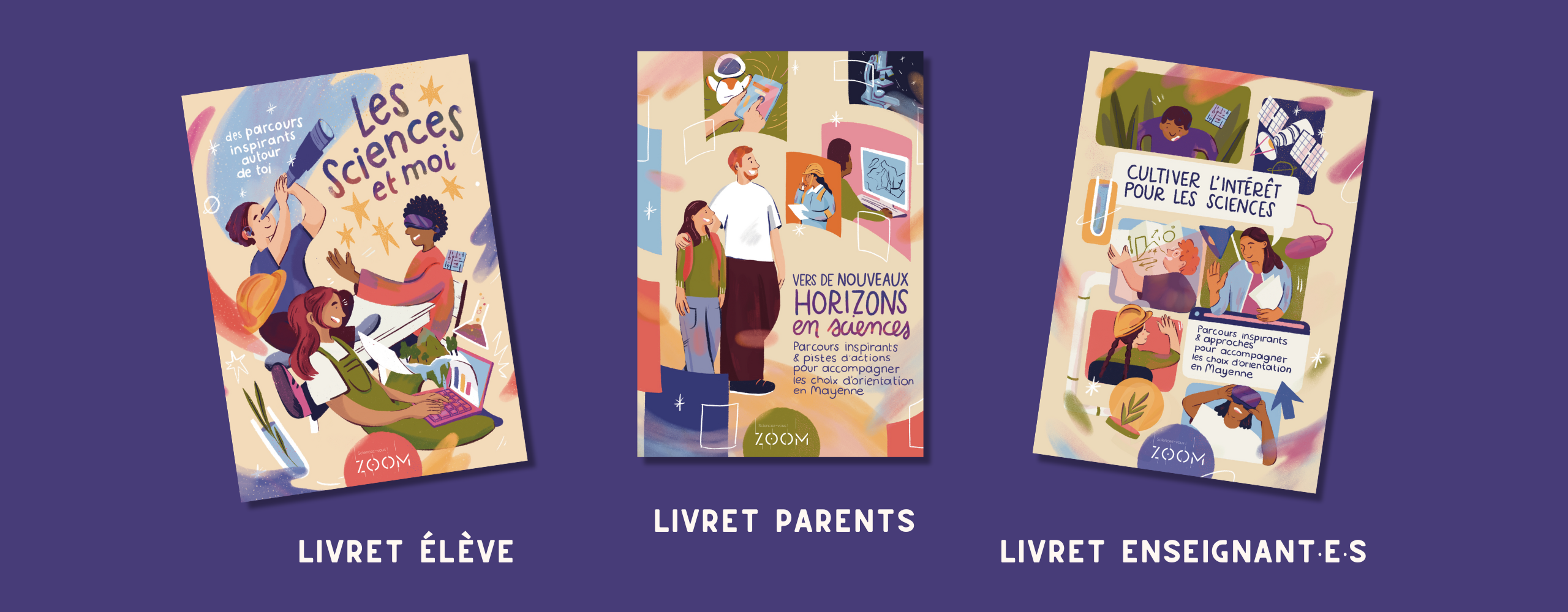 3 livrets 